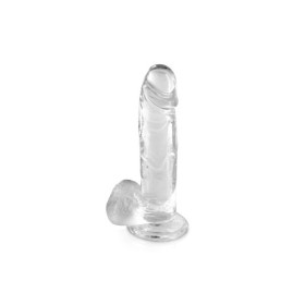 Gode jelly transparent ventouse taille L 20cm 